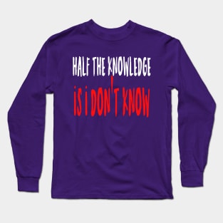 Knowledge Long Sleeve T-Shirt